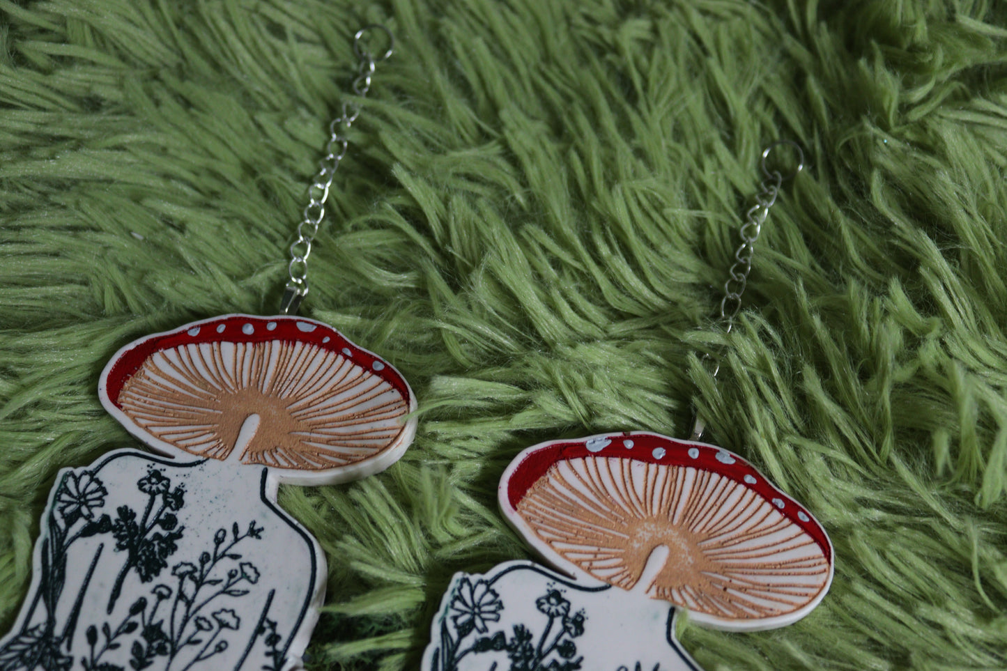 Fly Agaric Mushroom Goddess Wall Hanging