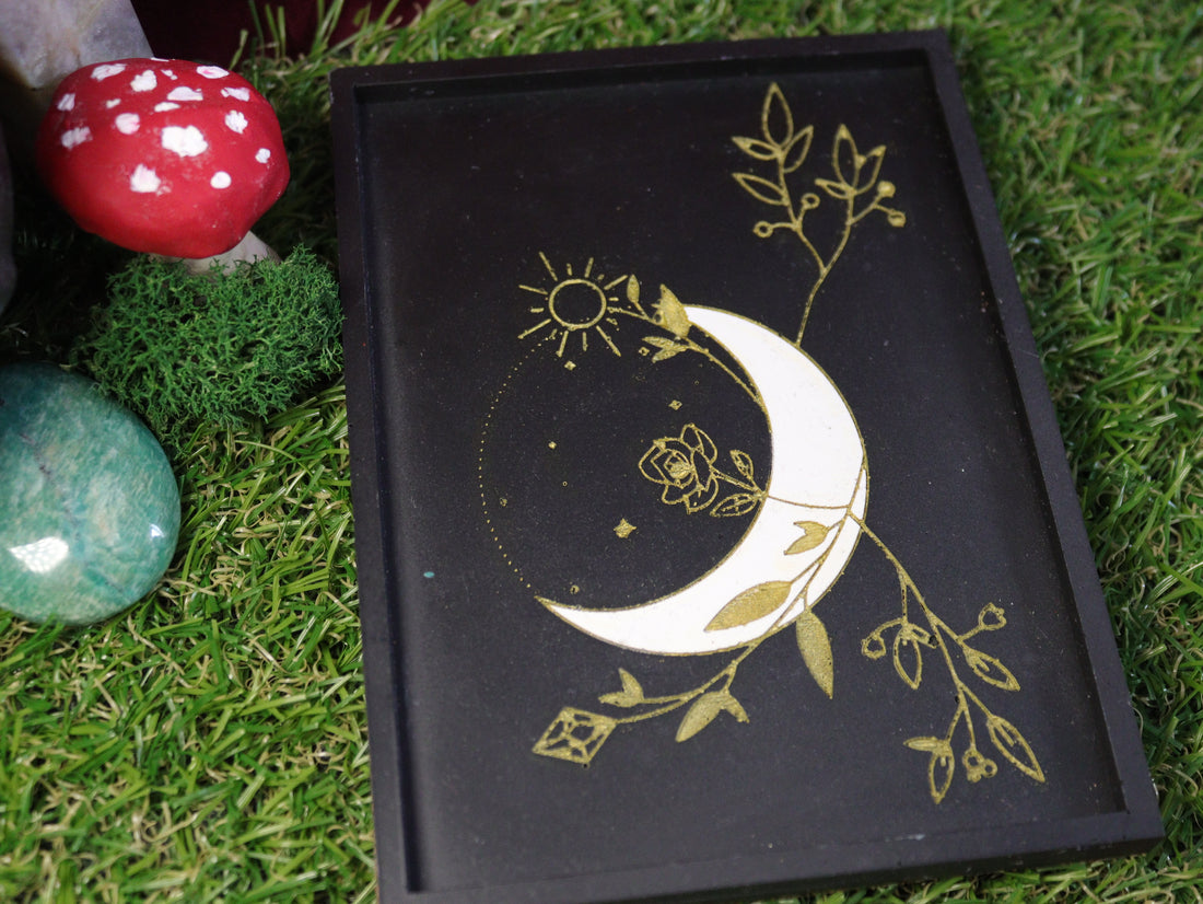 How To: Adding Paint to Engraved Jesmonite Pieces