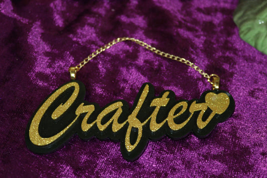 'Crafter' Glitzy Wall Hangings
