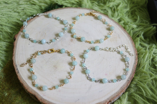 Amazonite Crystal Bracelets