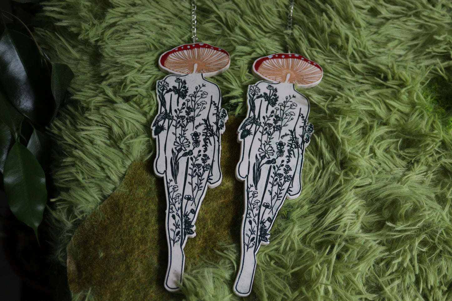 Fly Agaric Mushroom Goddess Wall Hanging
