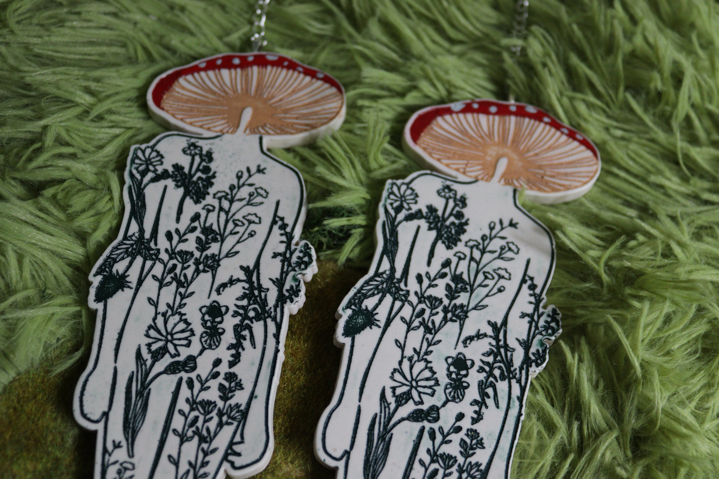 Fly Agaric Mushroom Goddess Wall Hanging