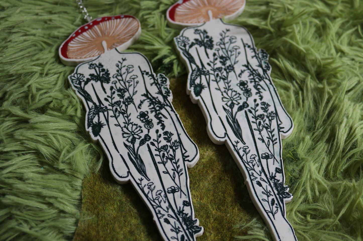 Fly Agaric Mushroom Goddess Wall Hanging