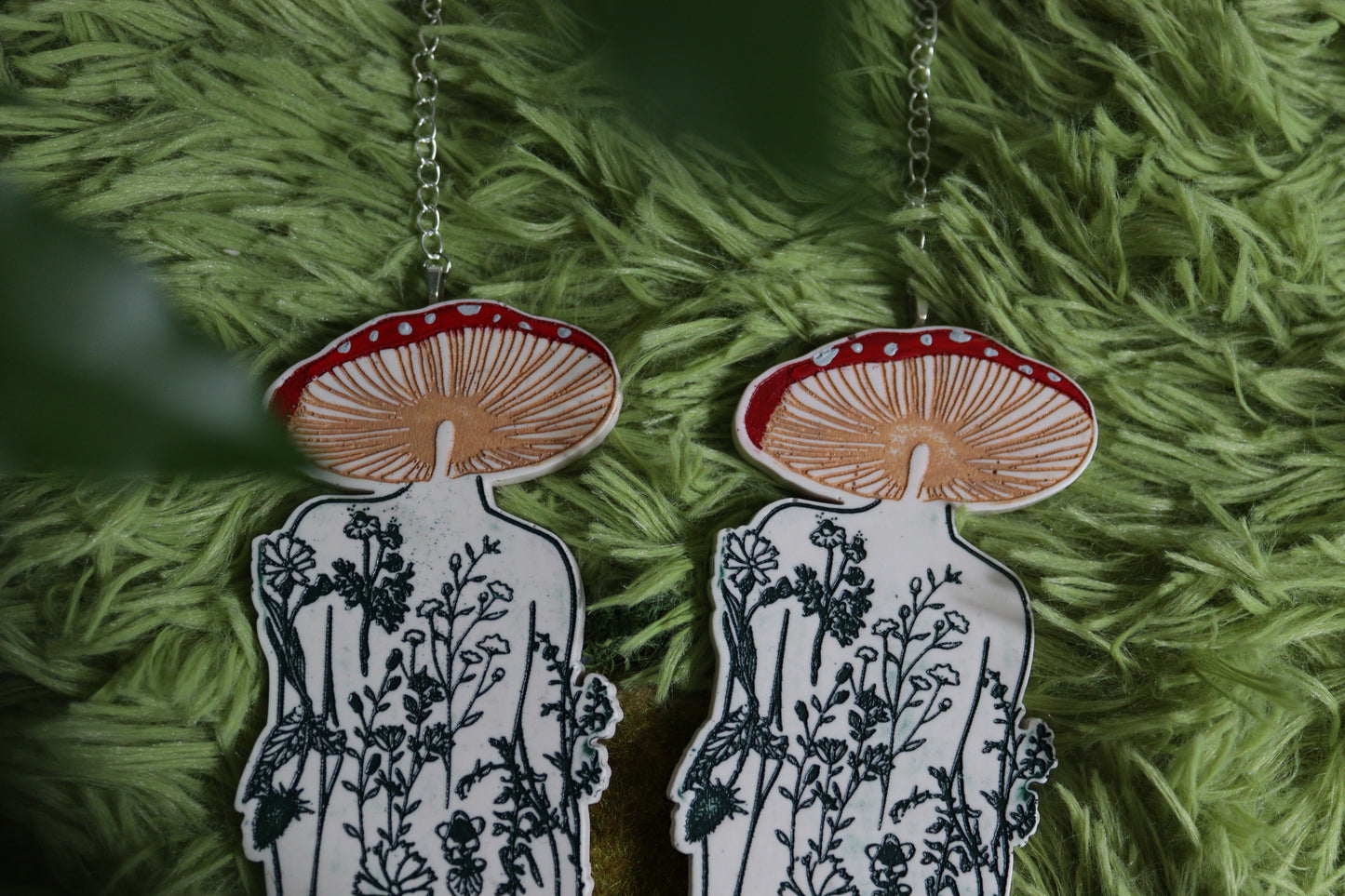 Fly Agaric Mushroom Goddess Wall Hanging