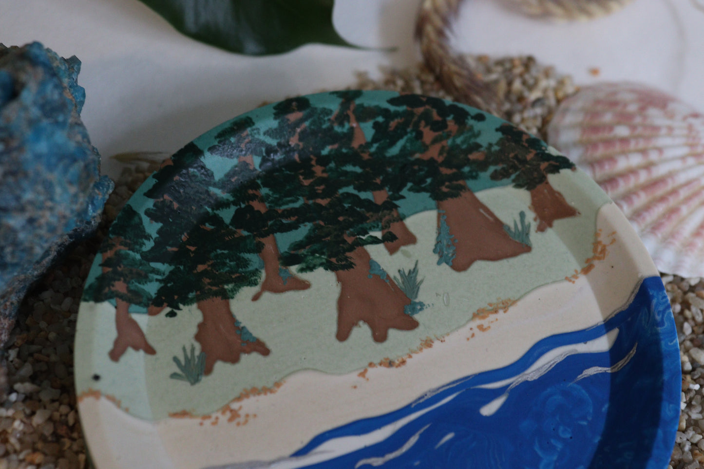 "The Edge" Inlaid Vista Trinket Tray