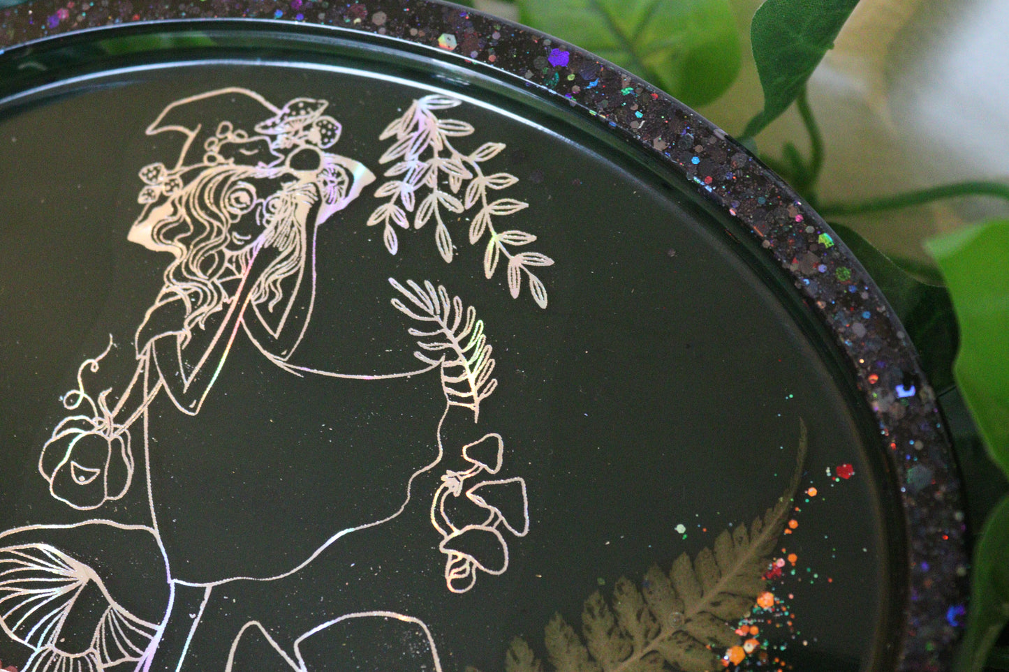 Witch of the Forest Large Oval Tray