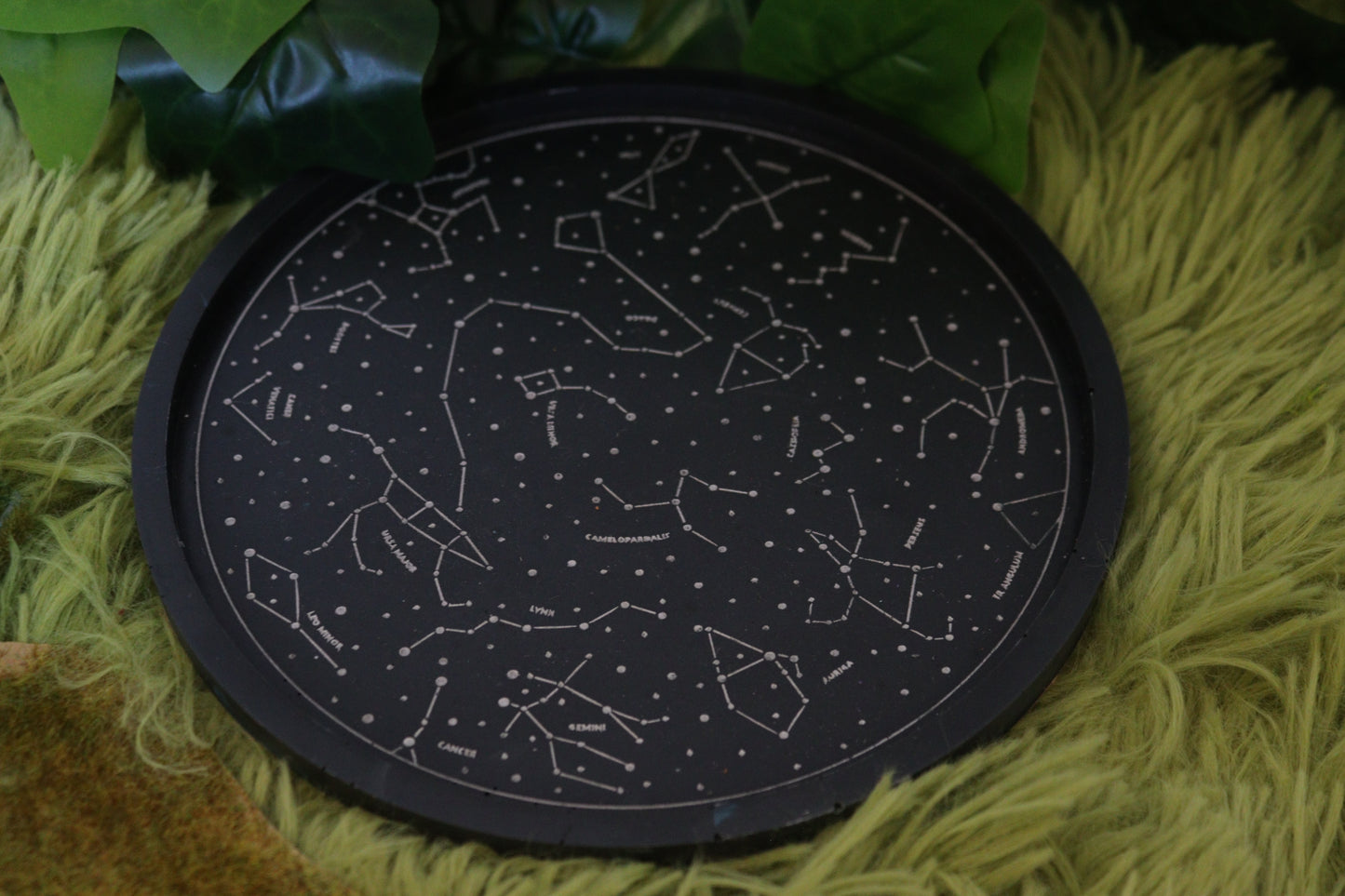 Navy & Silver Constellations Trinket Tray