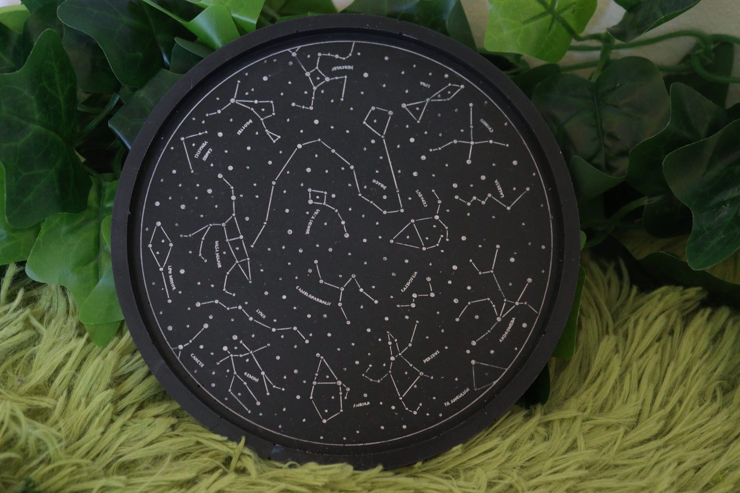 Navy & Silver Constellations Trinket Tray