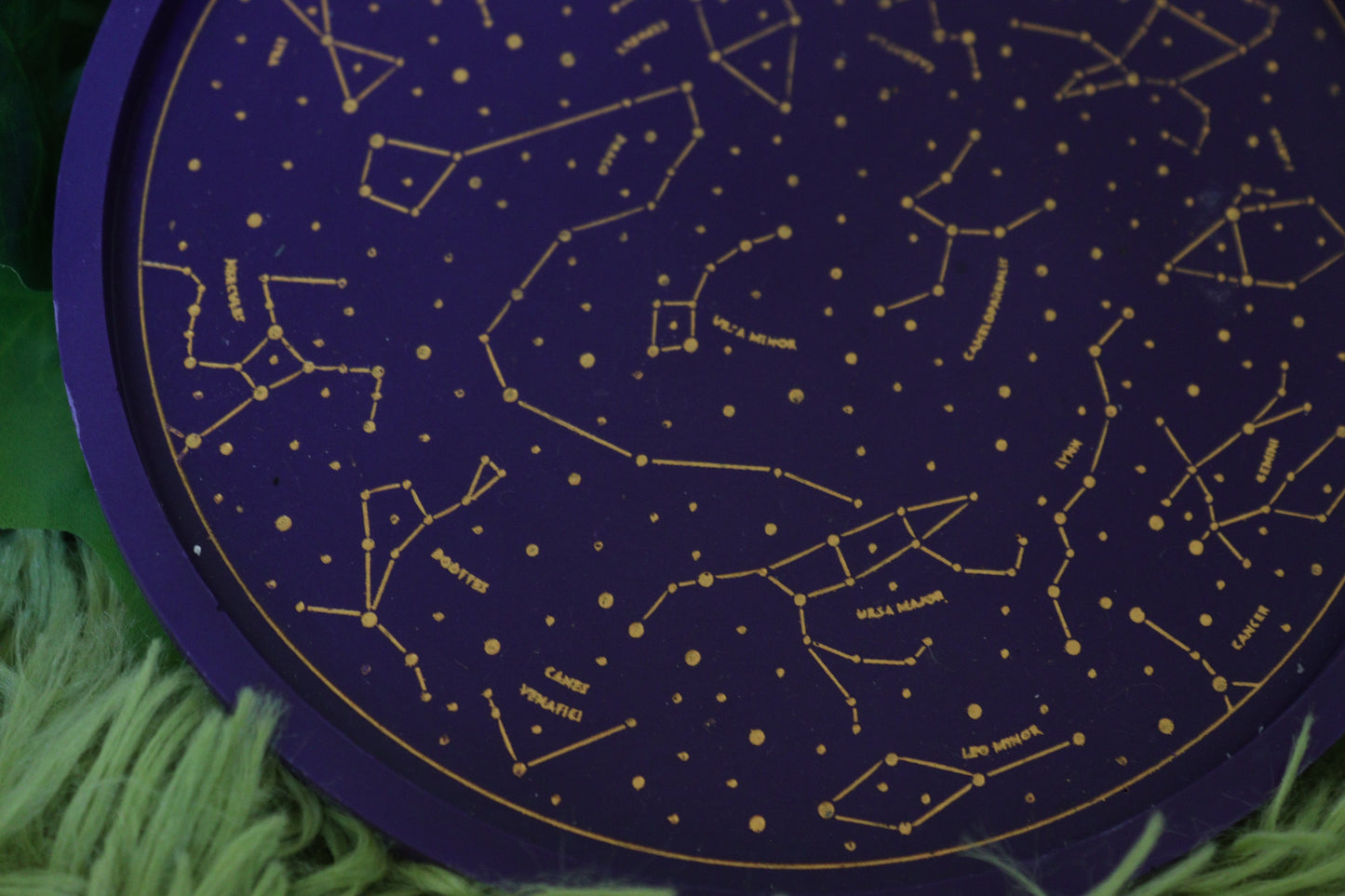 Purple & Gold Constellations Trinket Tray