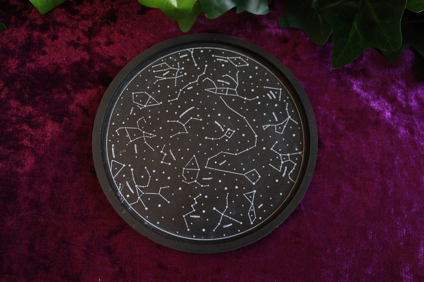Black & White Constellations Trinket Tray