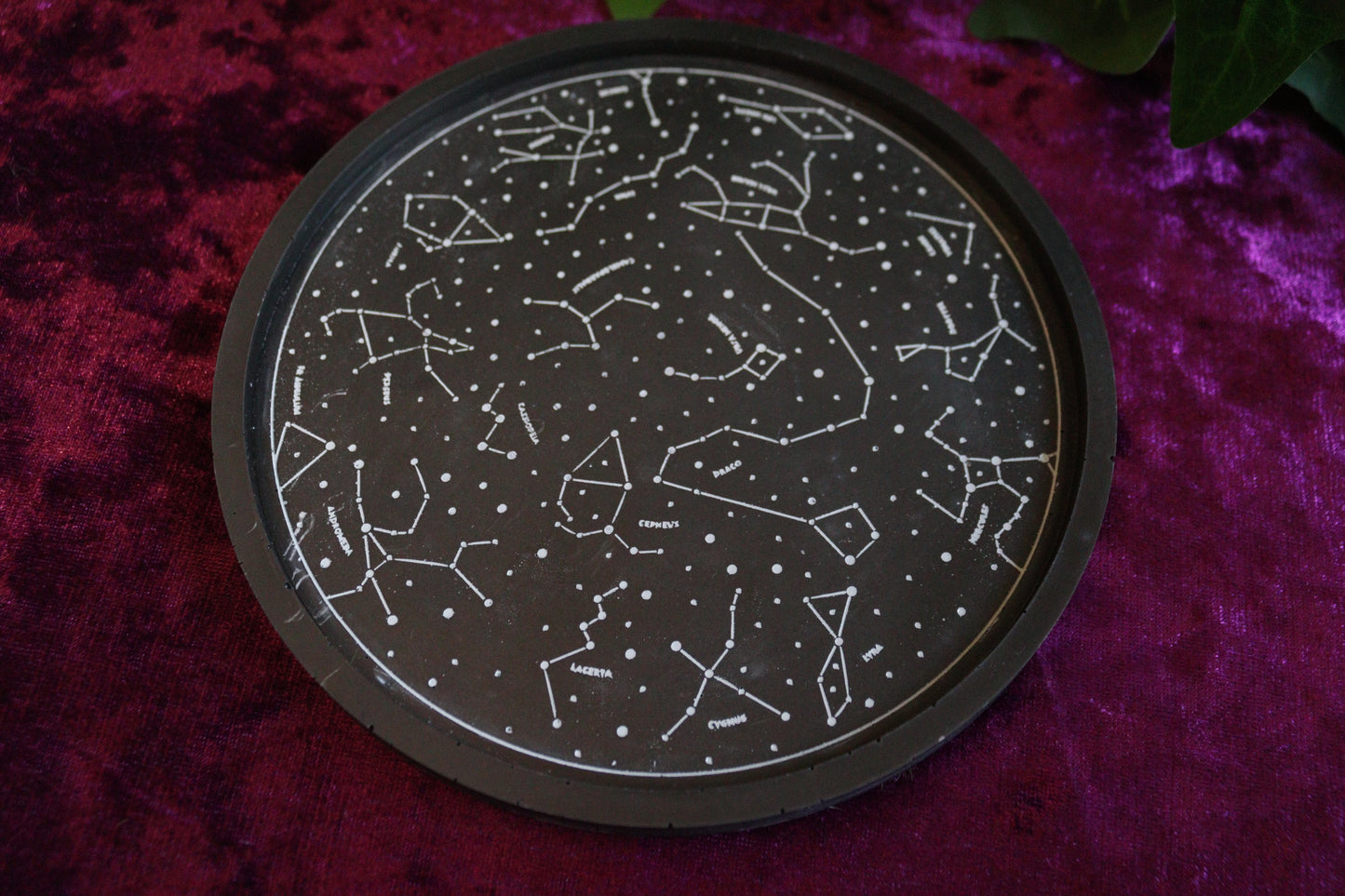 Black & White Constellations Trinket Tray