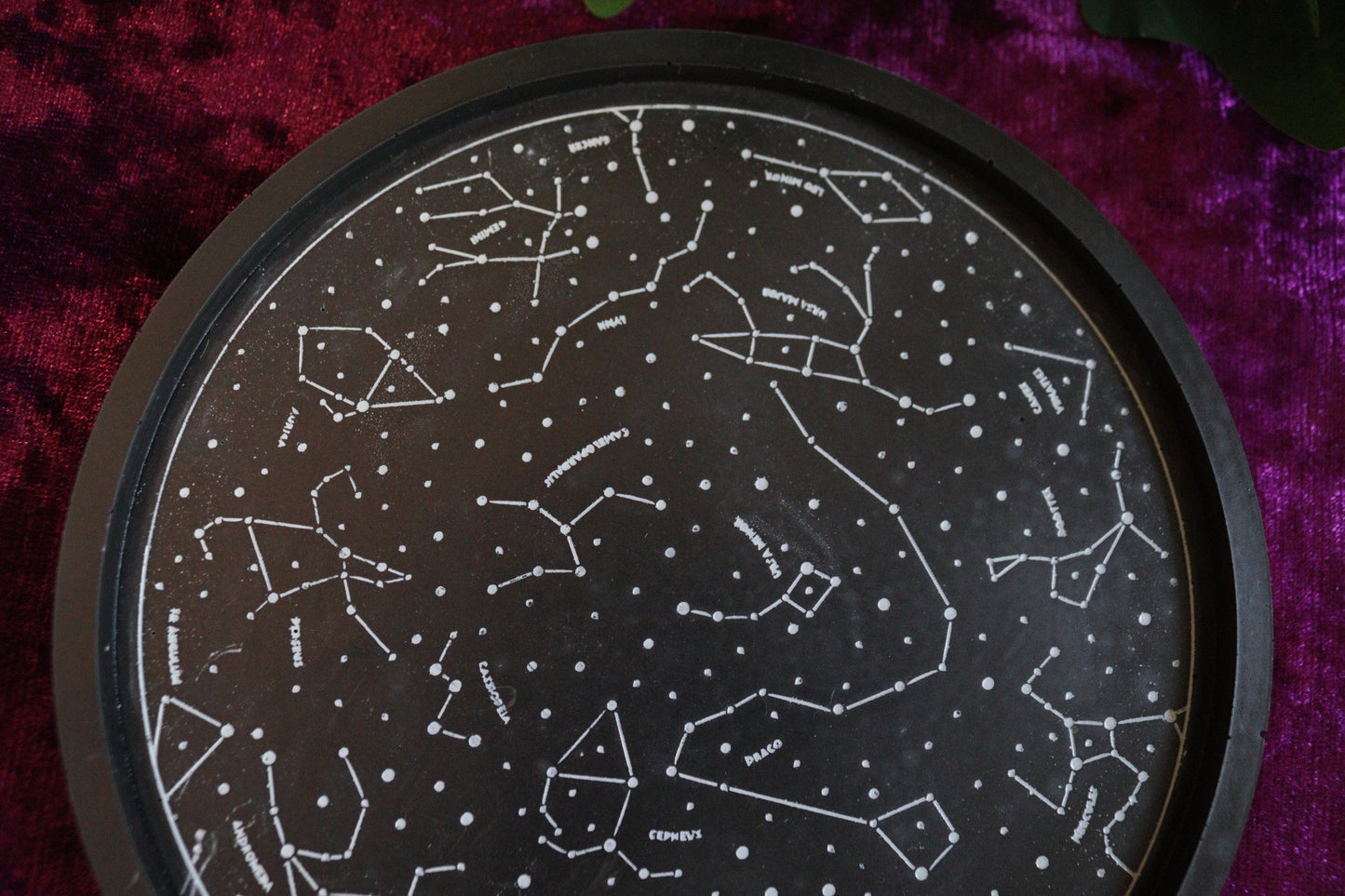 Black & White Constellations Trinket Tray
