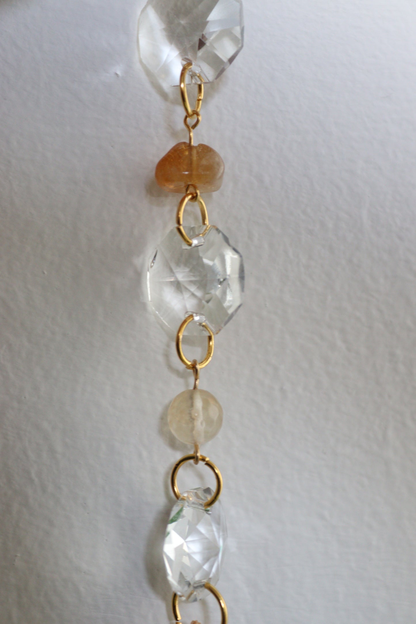 Golden Leaf Skeleton Sun Catcher