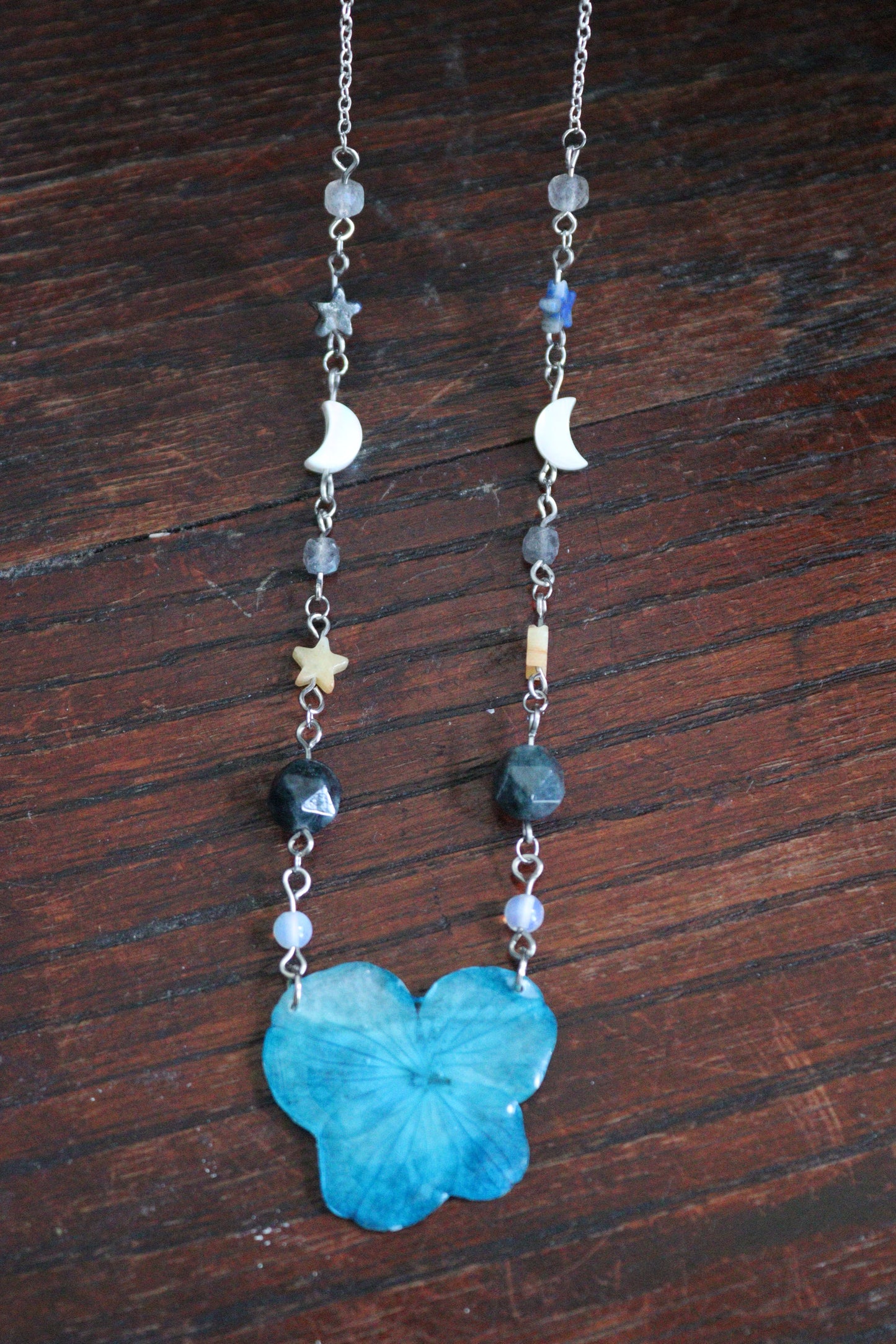 Hydrangea Celestial Magic Necklace