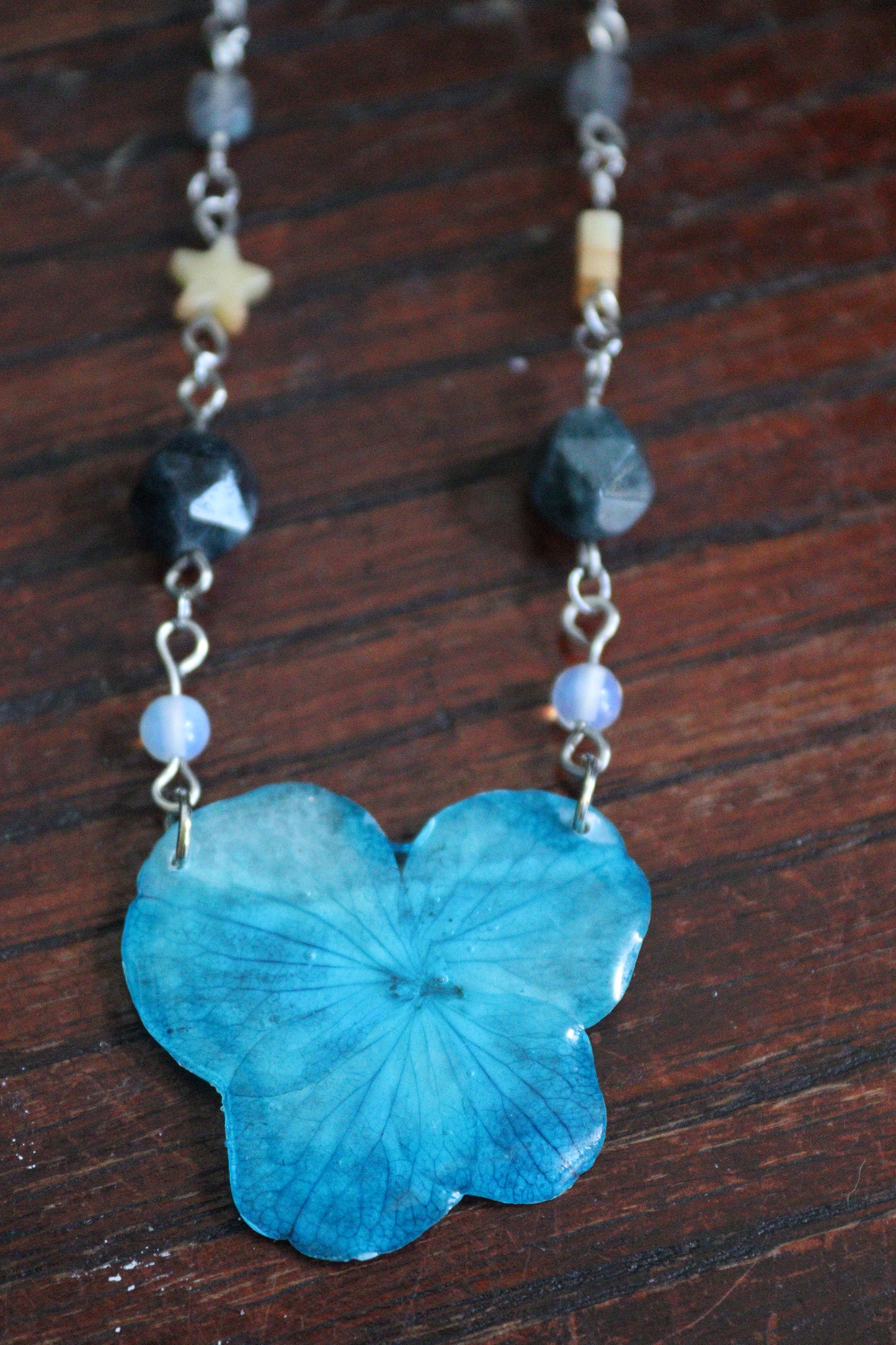 Hydrangea Celestial Magic Necklace