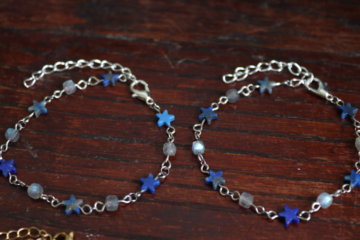 Lapis Lazuli Star & Labradorite Bracelets