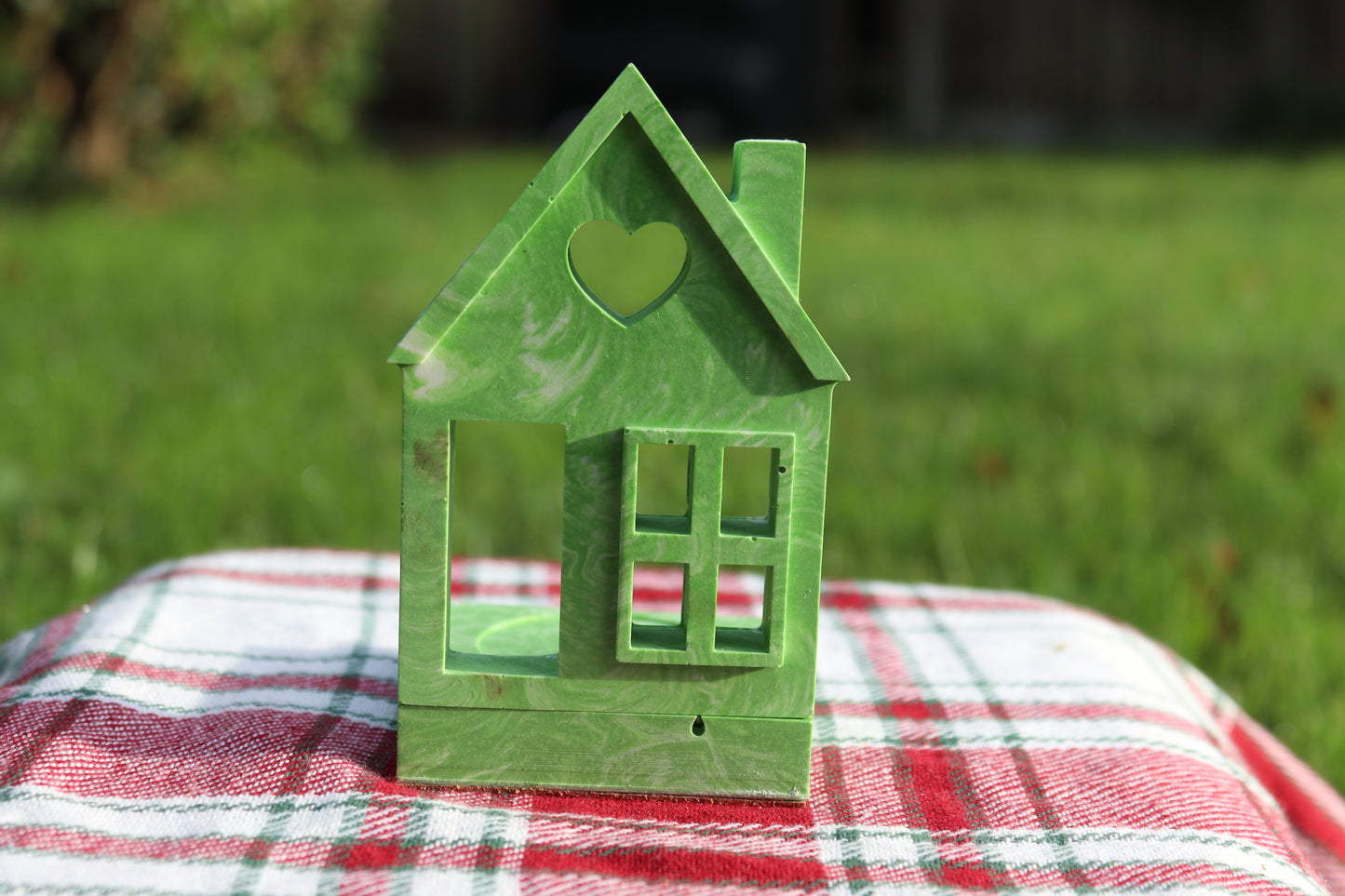 Marbled Little Houses Tea Light Holders