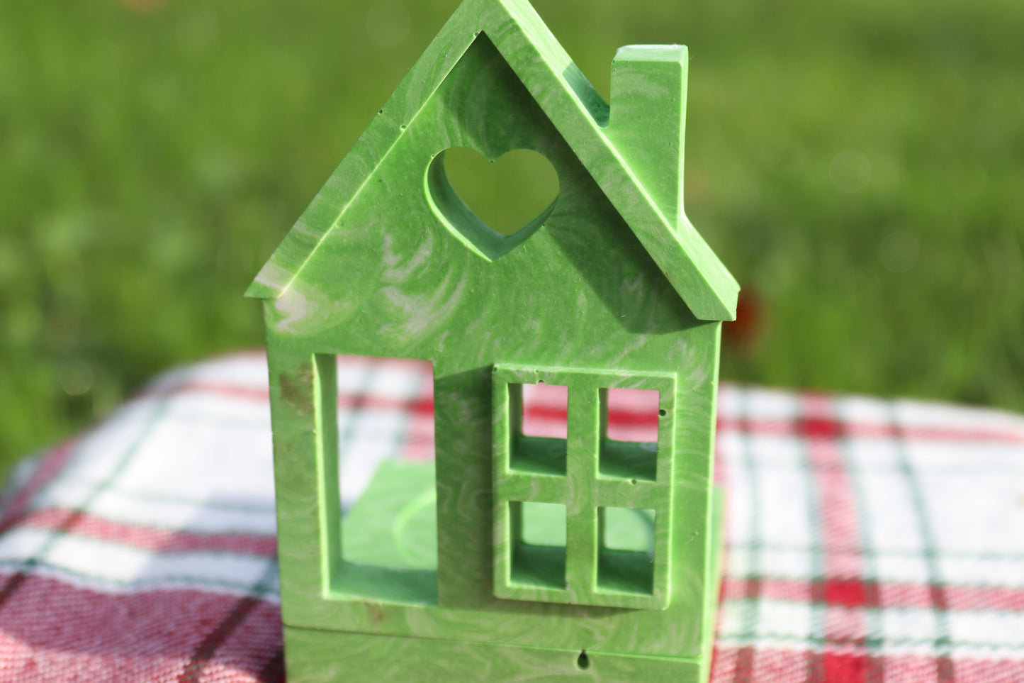 Marbled Little Houses Tea Light Holders